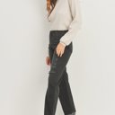  Morgan Baggy Skater Jean | Black Distressed Denim | Wide Leg | Trendy | Fall Fashion | High Waist
