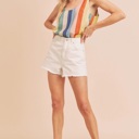  Palmer Striped Pattern Tank | Summer New Arrival | Women's Top | Colorful Vibrant Trendy Shirt