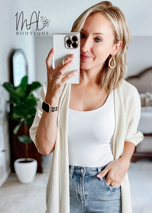 Raven Seed Beaded Twist Teardrop Earrings | Neutral Beige Accessories | Women's Earrings | Trendy Jewelry