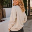  River Life Oversized Graphic Sweatshirt | Comfy Soft Long Sleeve Crewneck Sweater | Lightweight Layering | Graphic Sweatshirts for Summer