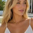  Sylvia 18K Gold Non-Tarnish Shell Charm Necklace | Summer New Arrival | Gold-Plated | Lead & Nickel Free | Hypoallergenic | Water Resistant