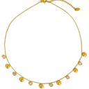  Sylvia 18K Gold Non-Tarnish Shell Charm Necklace | Summer New Arrival | Gold-Plated | Lead & Nickel Free | Hypoallergenic | Water Resistant