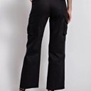  Willow Cotton Black Cargo Pants | Black Pant | Fall Fashion | Trendy Cardo Style | Wide Leg | Fall Pants