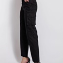  Willow Cotton Black Cargo Pants | Black Pant | Fall Fashion | Trendy Cardo Style | Wide Leg | Fall Pants