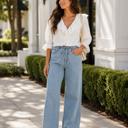  Annabella Relaxed Denim Pants with Drawstring Waist | New Summer Arrival | Women's Pants
