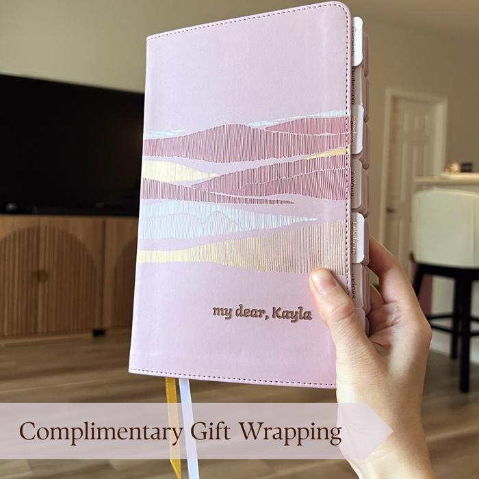 Personalized NIV Holy Bible with Gift Wrap Tabs and Engraving