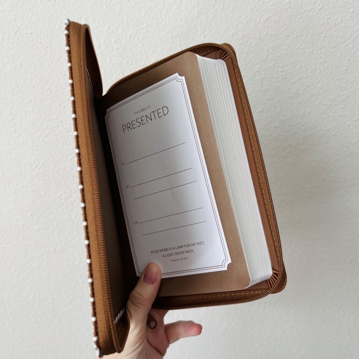 Personalized NIV Holy Bible with Gift Wrap Tabs and Engraving