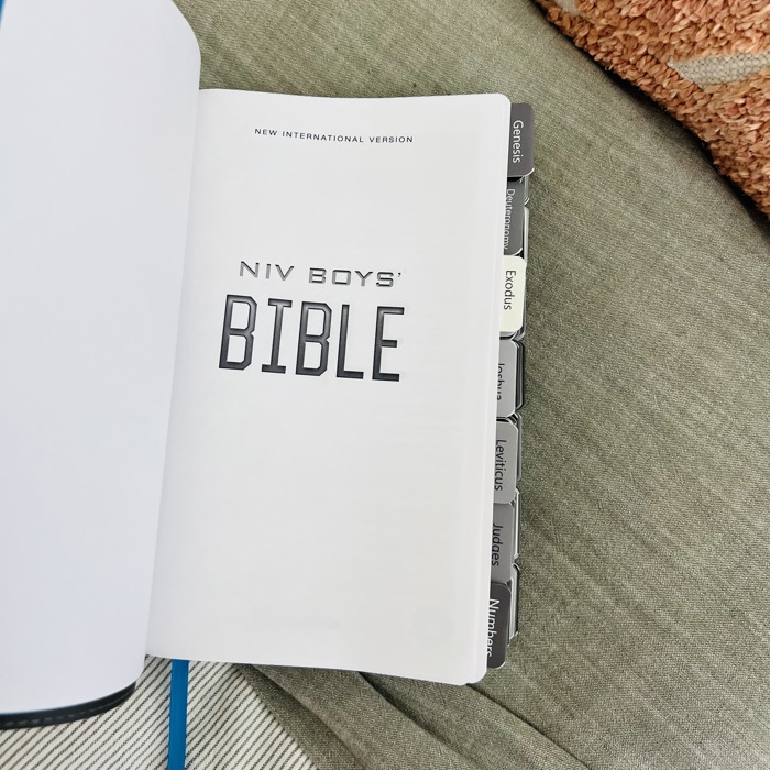 Personalized NIV Holy Bible with Gift Wrap Tabs and Engraving