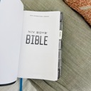 Boys Bible Personalized NIV Holy Bible with Gift Wrap Tabs and Engraving