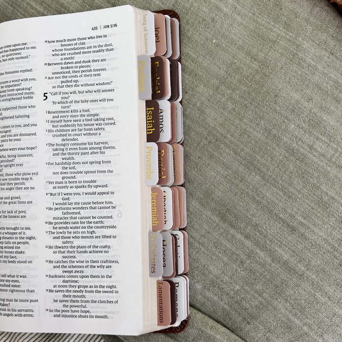 Personalized NIV Holy Bible with Gift Wrap Tabs and Engraving