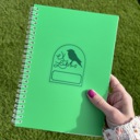 Green Album Reusable Sticker Album Sticker Collection Book 8.3" x 5.8"