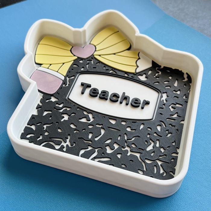 Personalized Teacher Mini Desk Tray