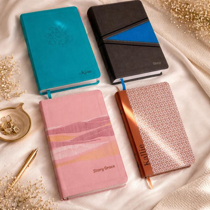 Personalized NIV Holy Bible with Gift Wrap Tabs and Engraving