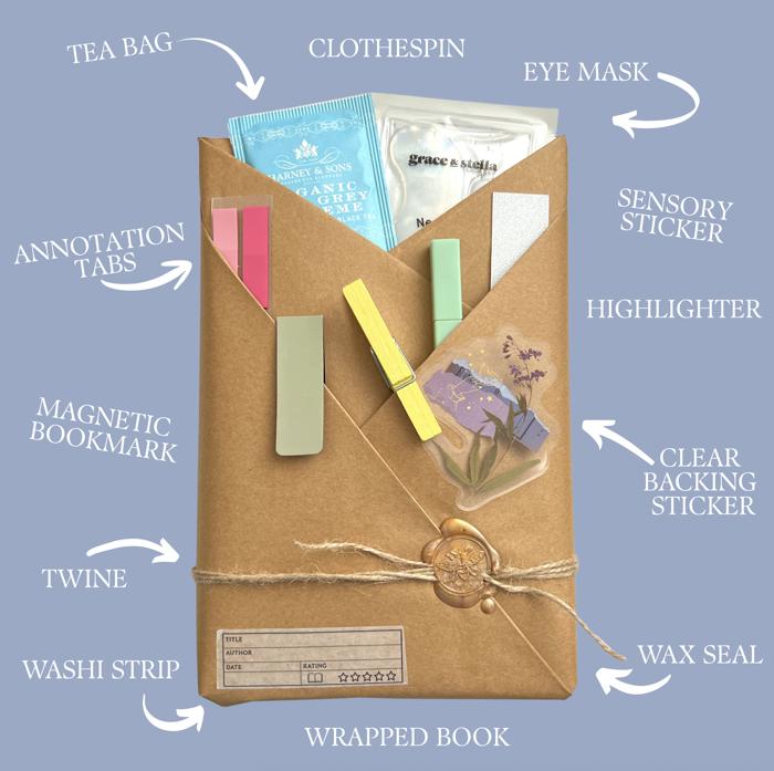 Cozy Night in with a Book Bundle Pick your Book Title and Color Theme
