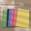  Reusable Sticker Album Sticker Collection Book 8.3" x 5.8"