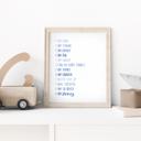  Personalized Positive Affirmations Art Print | Multiple Colors and Sizes