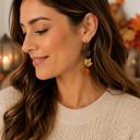  Maple Leaf Dangle Earrings 