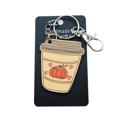  Fall Coffee Cup Keychain 