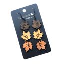  Maple Leaf Dangle Earrings 