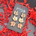  Maple Leaf Dangle Earrings 