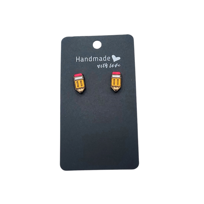 Back to School Stud Earrings