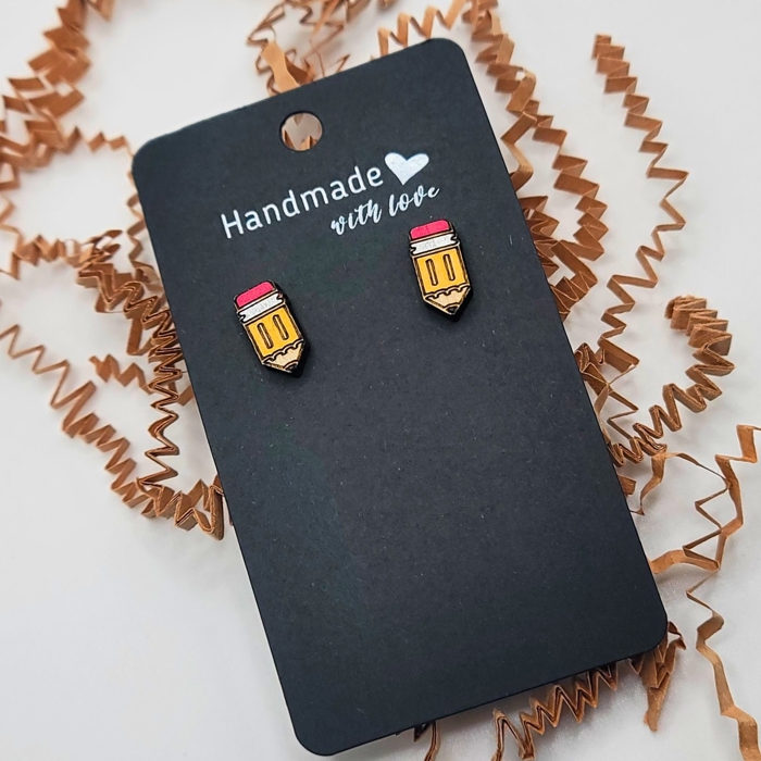Back to School Stud Earrings