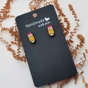  Back to School Stud Earrings