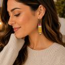  Teacher Pencil Dangle Earring