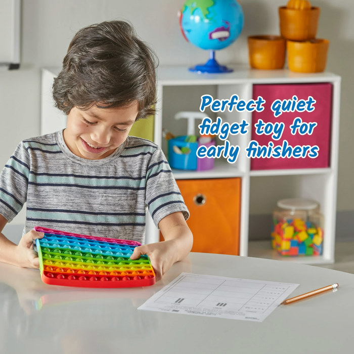 Kids Learning Pop Game Counting and Multiplication Fidget Toys  Child Interactive Educational Silicone Board Games