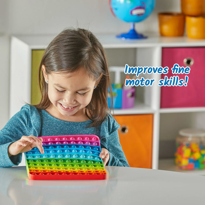 Kids Learning Pop Game Counting and Multiplication Fidget Toys  Child Interactive Educational Silicone Board Games