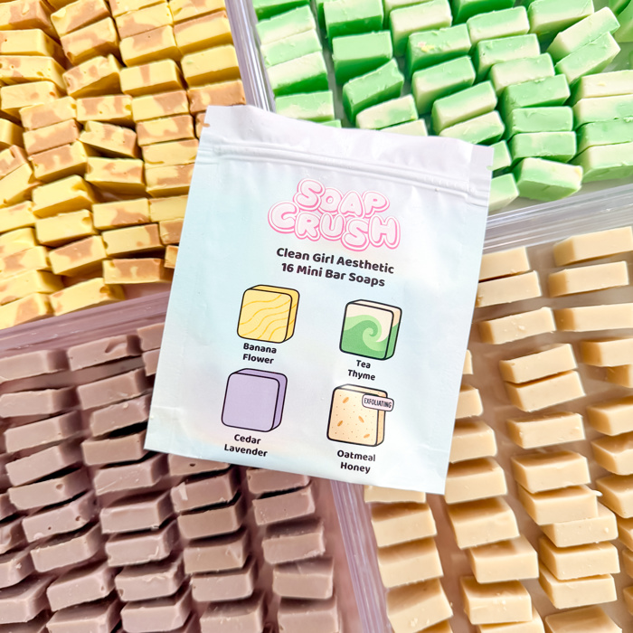 Clean Girl Aesthetic - Fresh Themed Mini Soap