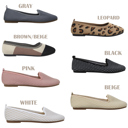  SOBEYO Ballet Flats Comfort Soft-Sole Breathable Sweater Fabric Lightweight Round Toe