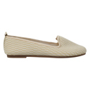 Beige Size 9 SOBEYO Ballet Flats Comfort Soft-Sole Breathable Sweater Fabric Lightweight Round Toe