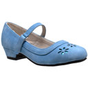 Blue 1 Little Kid Kids Dress Shoes Mary Jane Ankle Strap Closed Toe Pumps
