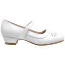 White 13 Little Kid Kids Dress Shoes Mary Jane Ankle Strap Closed Toe Pumps