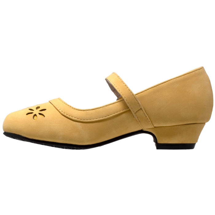 Kids Dress Shoes Mary Jane Ankle Strap Closed Toe Pumps