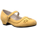 Yellow 2 Little Kid Kids Dress Shoes Mary Jane Ankle Strap Closed Toe Pumps