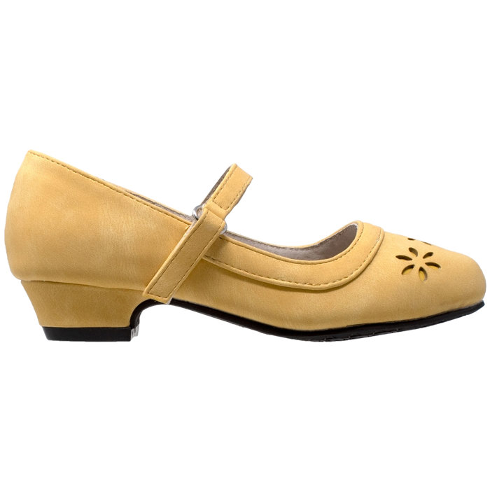 Kids Dress Shoes Mary Jane Ankle Strap Closed Toe Pumps