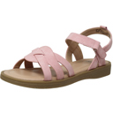 Pink 11 Little Kid SOBEYO Girls Strappy Open Toe Flatform Slip On Cute Ankle Strap