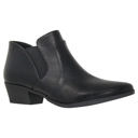 Black Size 5.5 Women's Ankle Boots Both Side Elastics Slip On