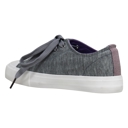 Gray Size 6 SOBEYO Women's Sneakers Canvas Lace-Up Low Top Memory Foam Cushion