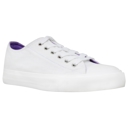 White Size 5 SOBEYO Women's Sneakers Canvas Lace-Up Low Top Memory Foam Cushion