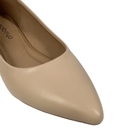 Beige Leather Size 10 SOBEYO Genuine Leather Pointed Toe Flats Memory Foam Cushion