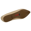 Beige Leather Size 10 SOBEYO Genuine Leather Pointed Toe Flats Memory Foam Cushion