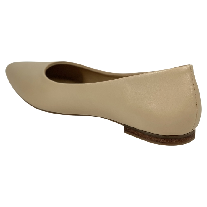 SOBEYO Genuine Leather Pointed Toe Flats Memory Foam Cushion