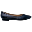 Black Leather Two Size 11 SOBEYO Genuine Leather Pointed Toe Flats Memory Foam Cushion