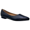 Black Leather Two Size 5 SOBEYO Genuine Leather Pointed Toe Flats Memory Foam Cushion