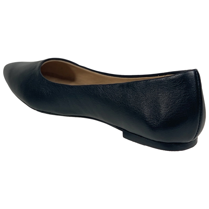 SOBEYO Genuine Leather Pointed Toe Flats Memory Foam Cushion