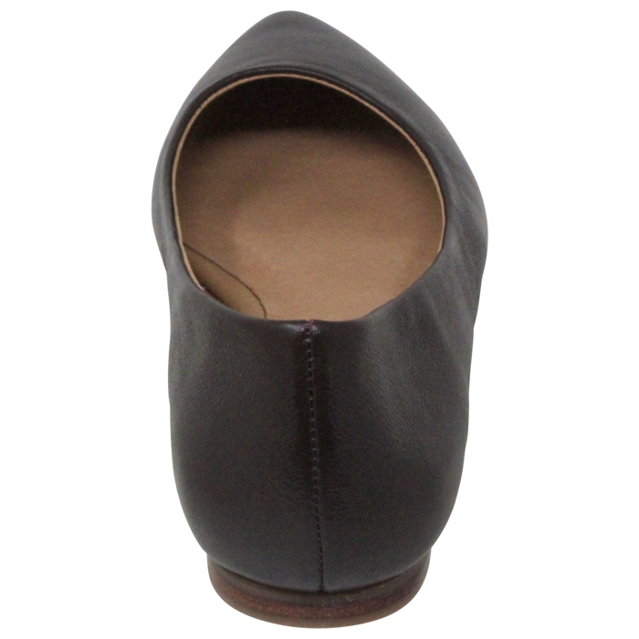 SOBEYO Genuine Leather Pointed Toe Flats Memory Foam Cushion