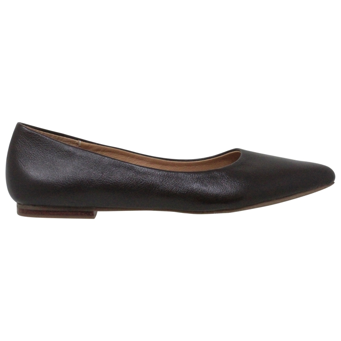 SOBEYO Genuine Leather Pointed Toe Flats Memory Foam Cushion